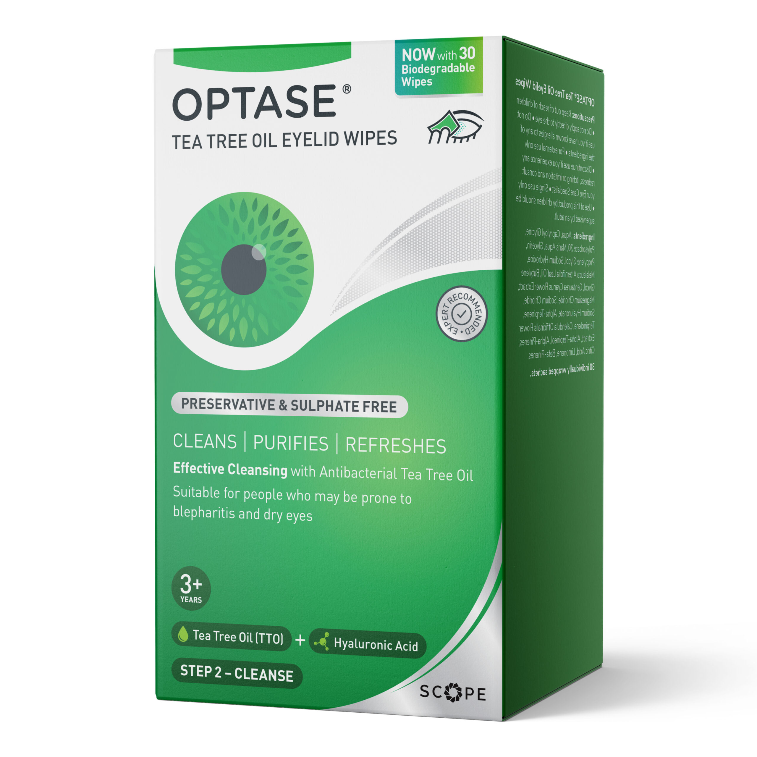 Optase® Tea Tree Oil Eyelid Wipes
