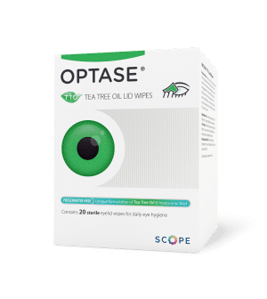 Scope OPTASE Tea Tree Oil Lid Wipes Pack