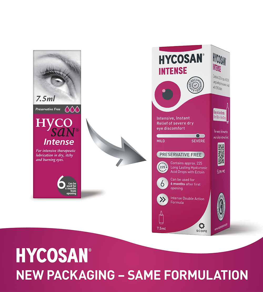 Hycosan Intense Eye Drops For Severe Symptom Relief Scope Eyecare