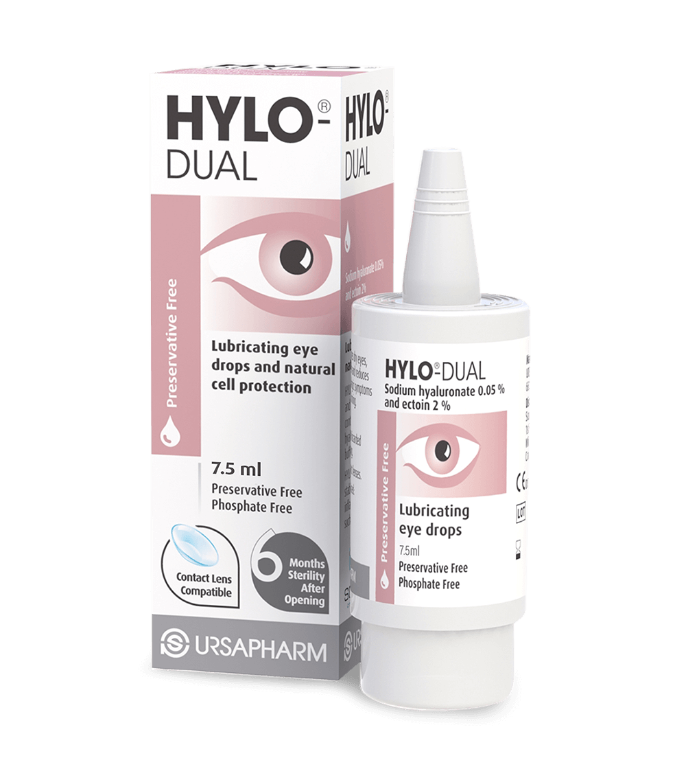 Hylo-Dual Eye Drops - Lubricating & Allergy Relief, 10ml - Dock