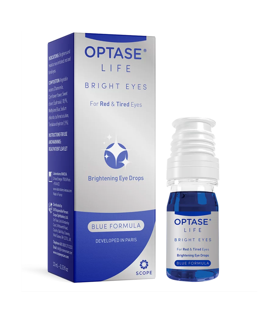 Blue deals eye drops