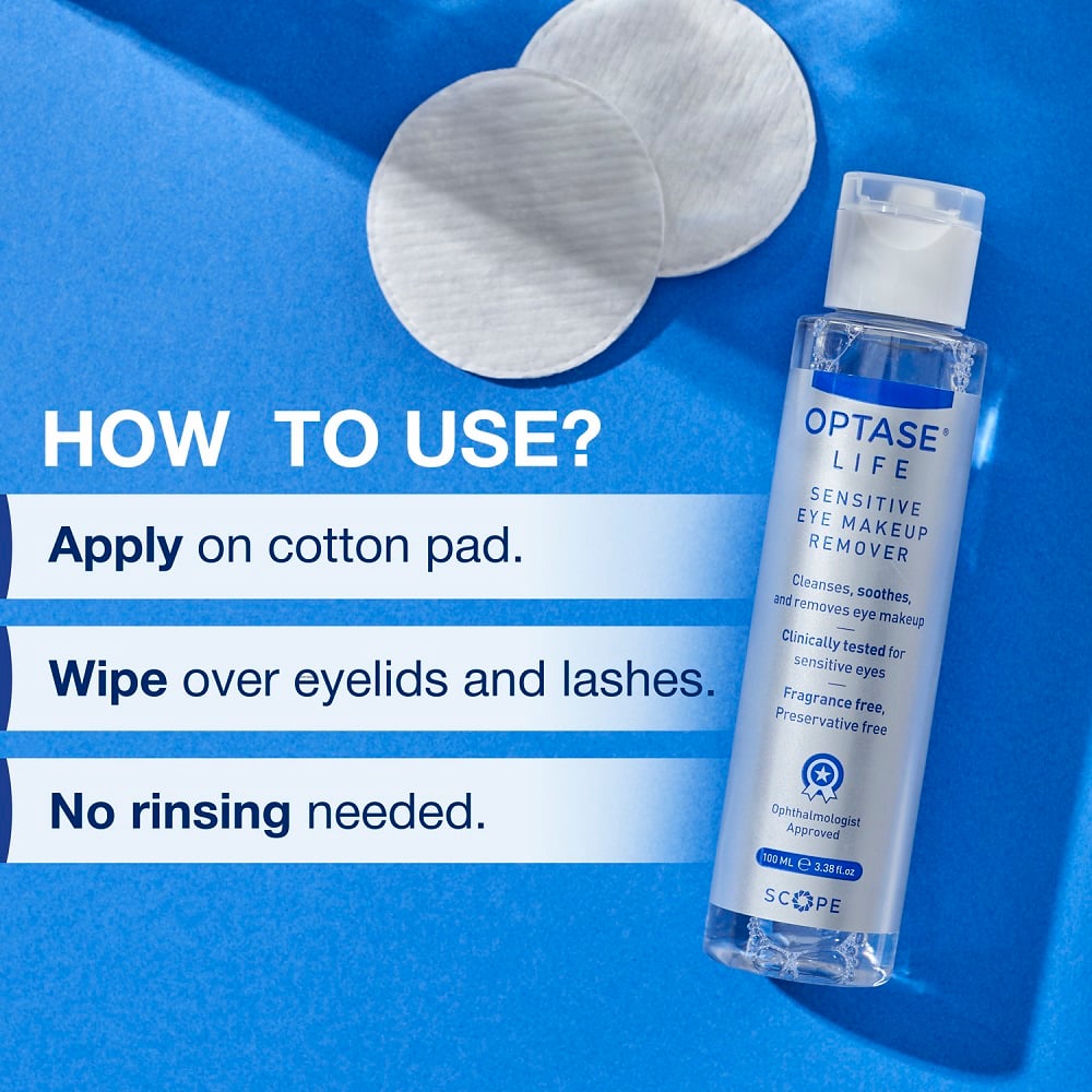 OPTASE® Life Sensitive Eye Makeup Remover