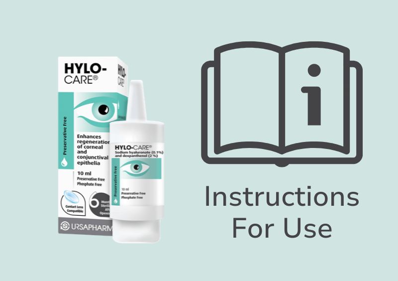 Hylo Care Instructions For Use Document - Scope Eyecare