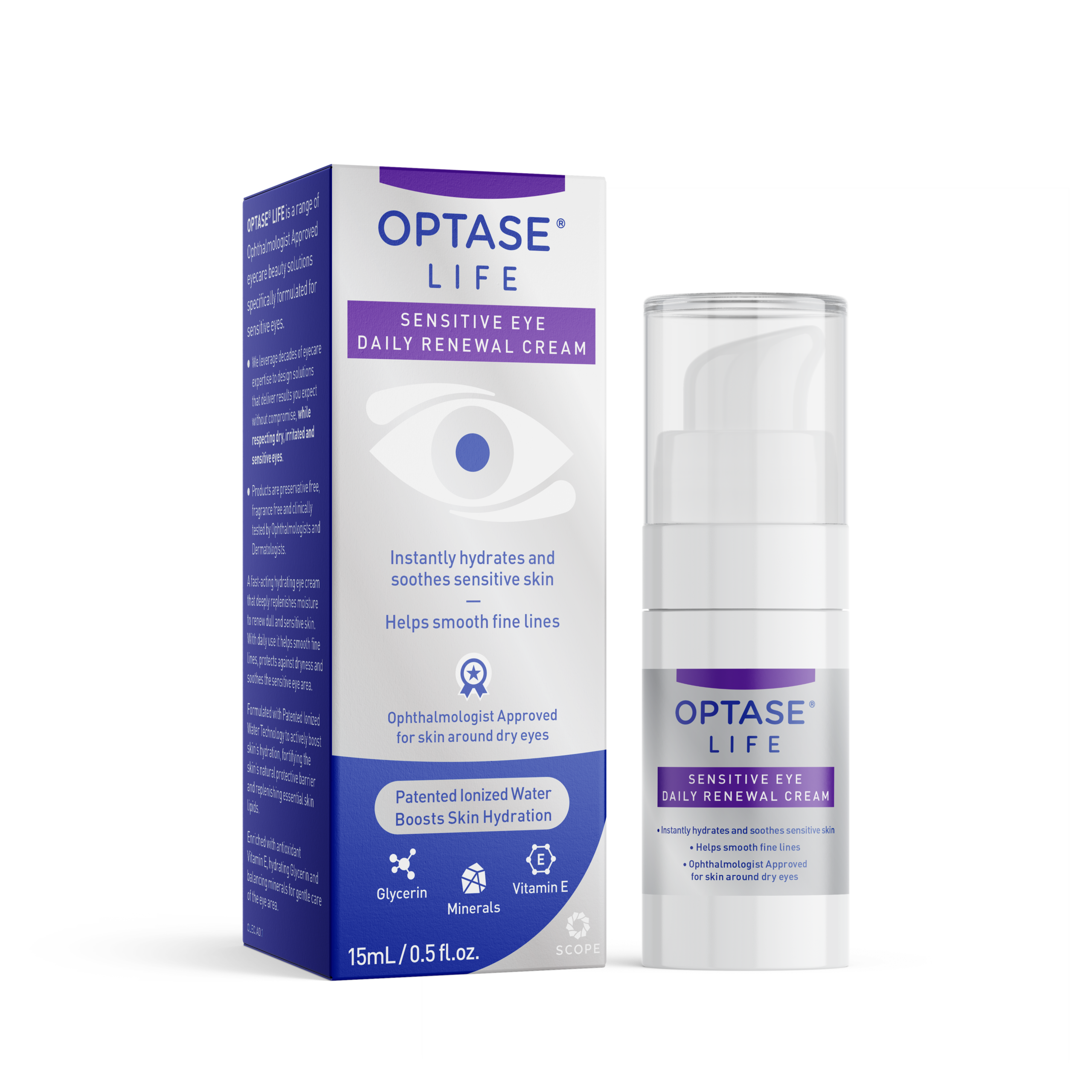 OPTASE® Life Sensitive Eye Daily Renewal Cream