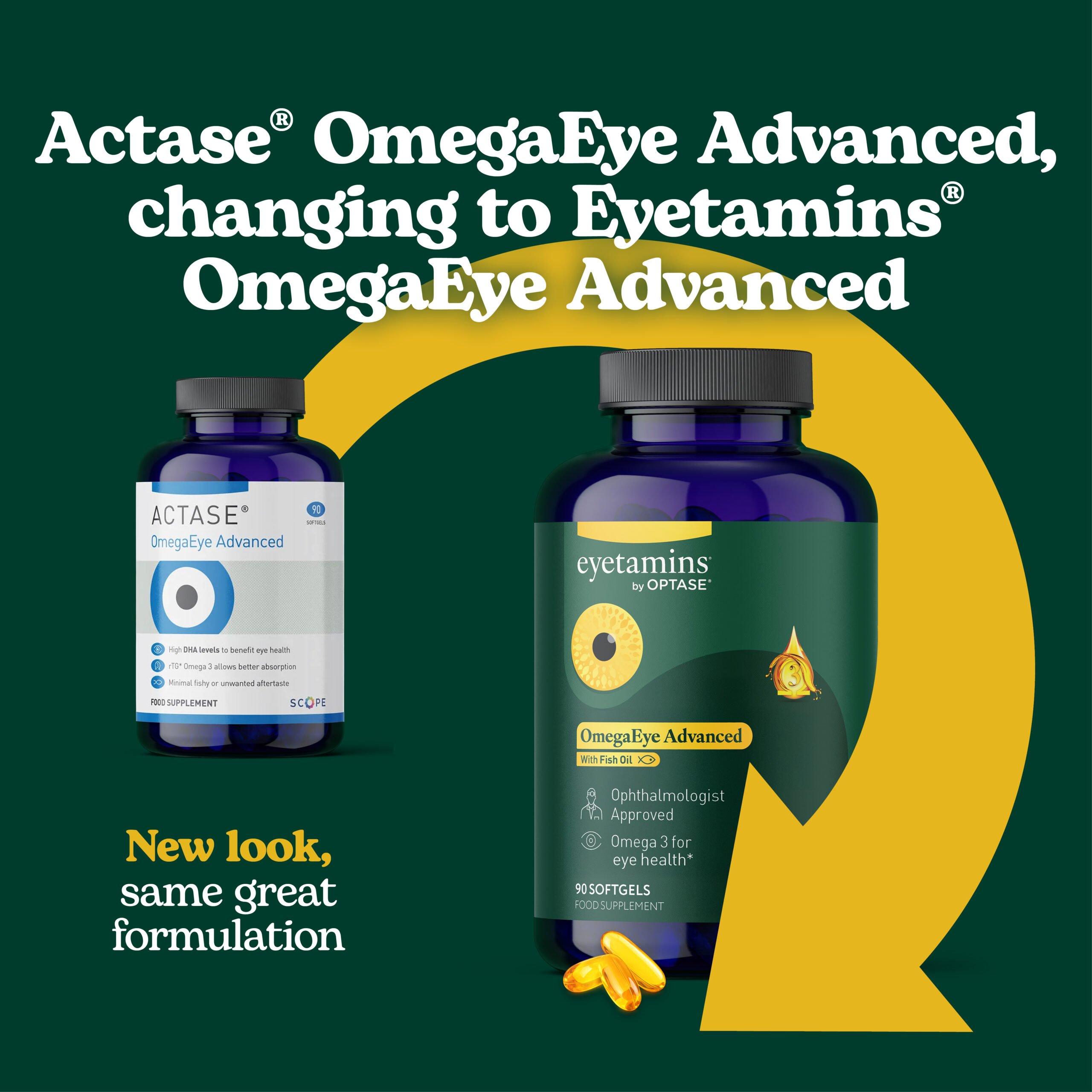 Eyetamins OmegaEye Advanced (formerly Actase OmegaEye Advanced)