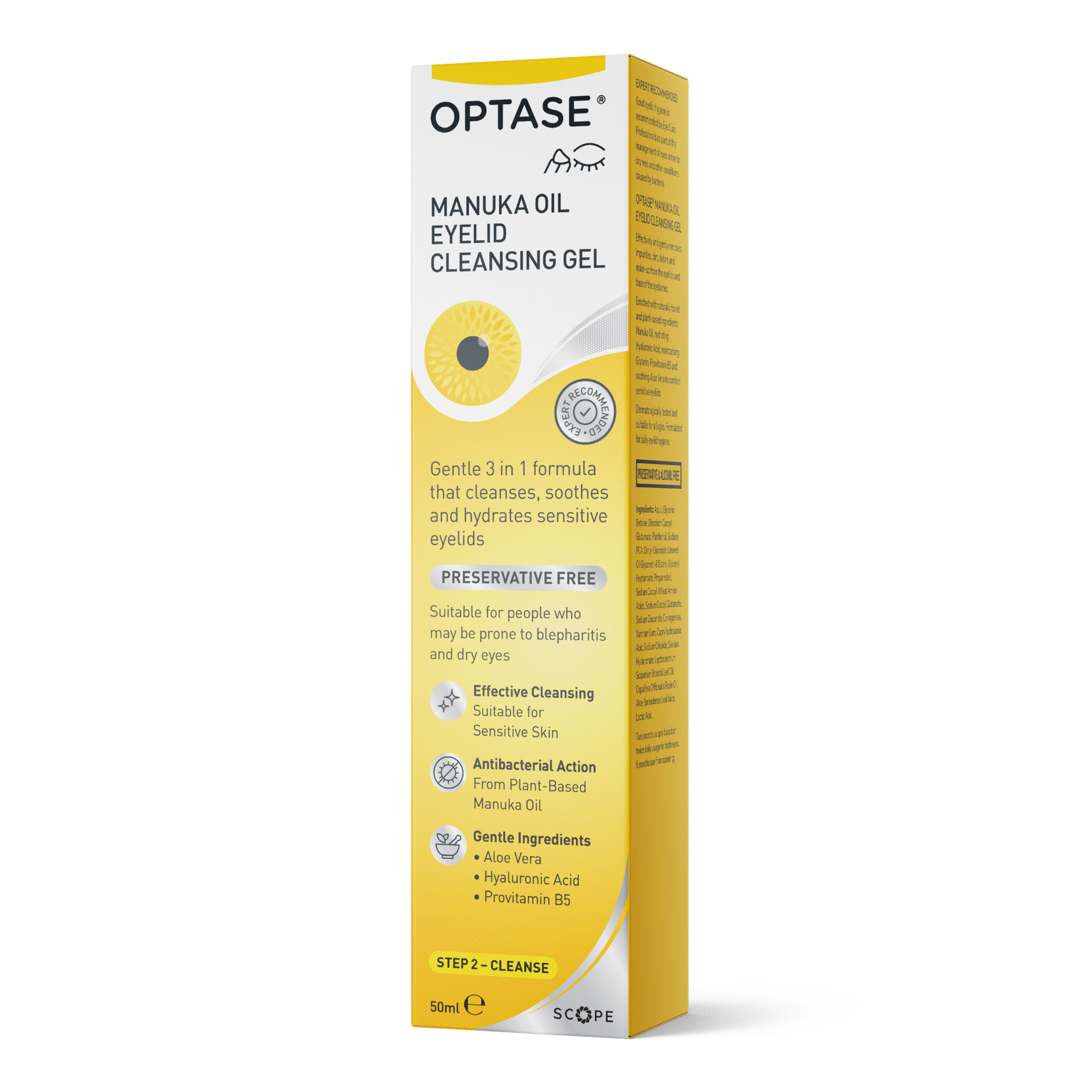 Optase® Manuka Oil Eyelid Cleansing Gel