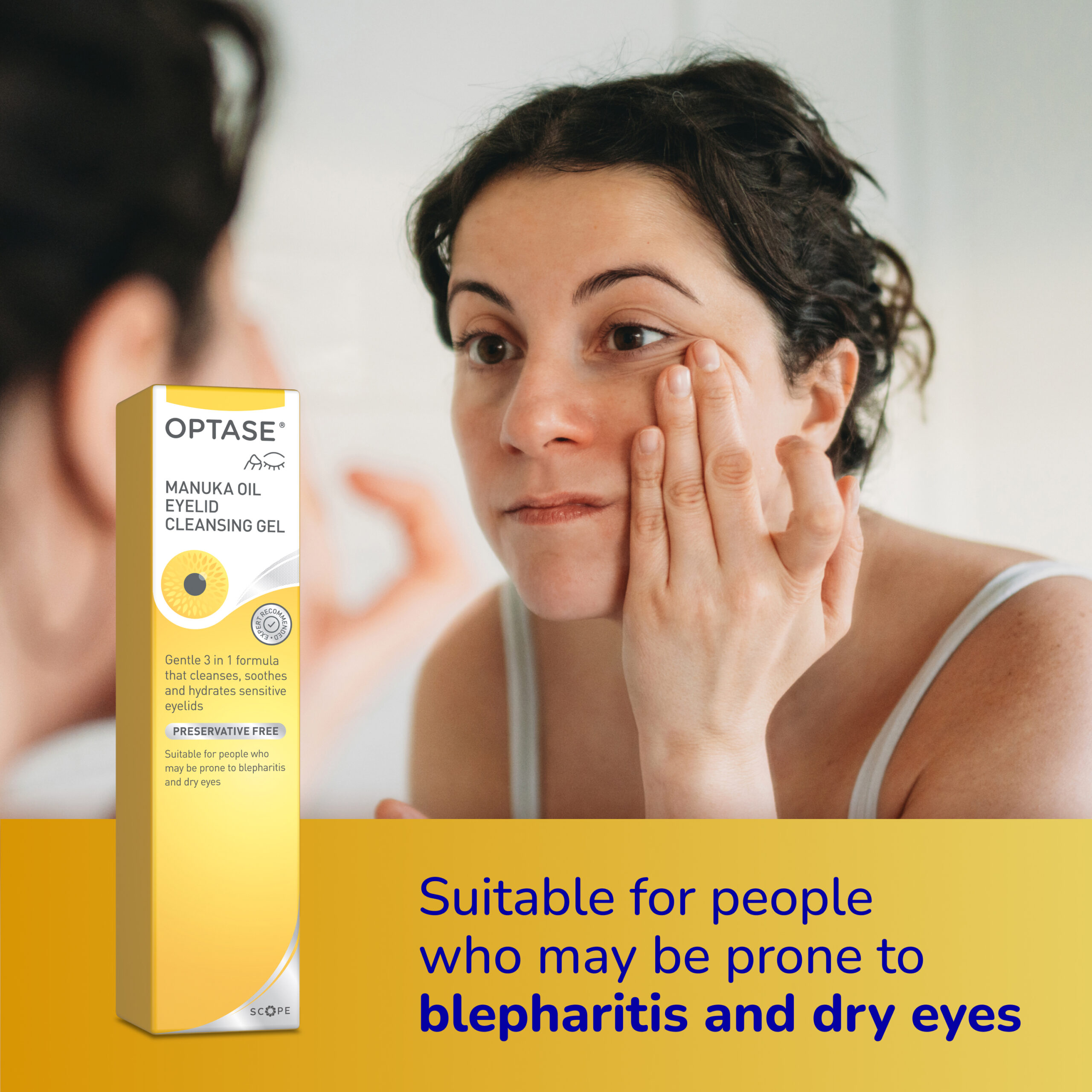 Optase® Manuka Oil Eyelid Cleansing Gel