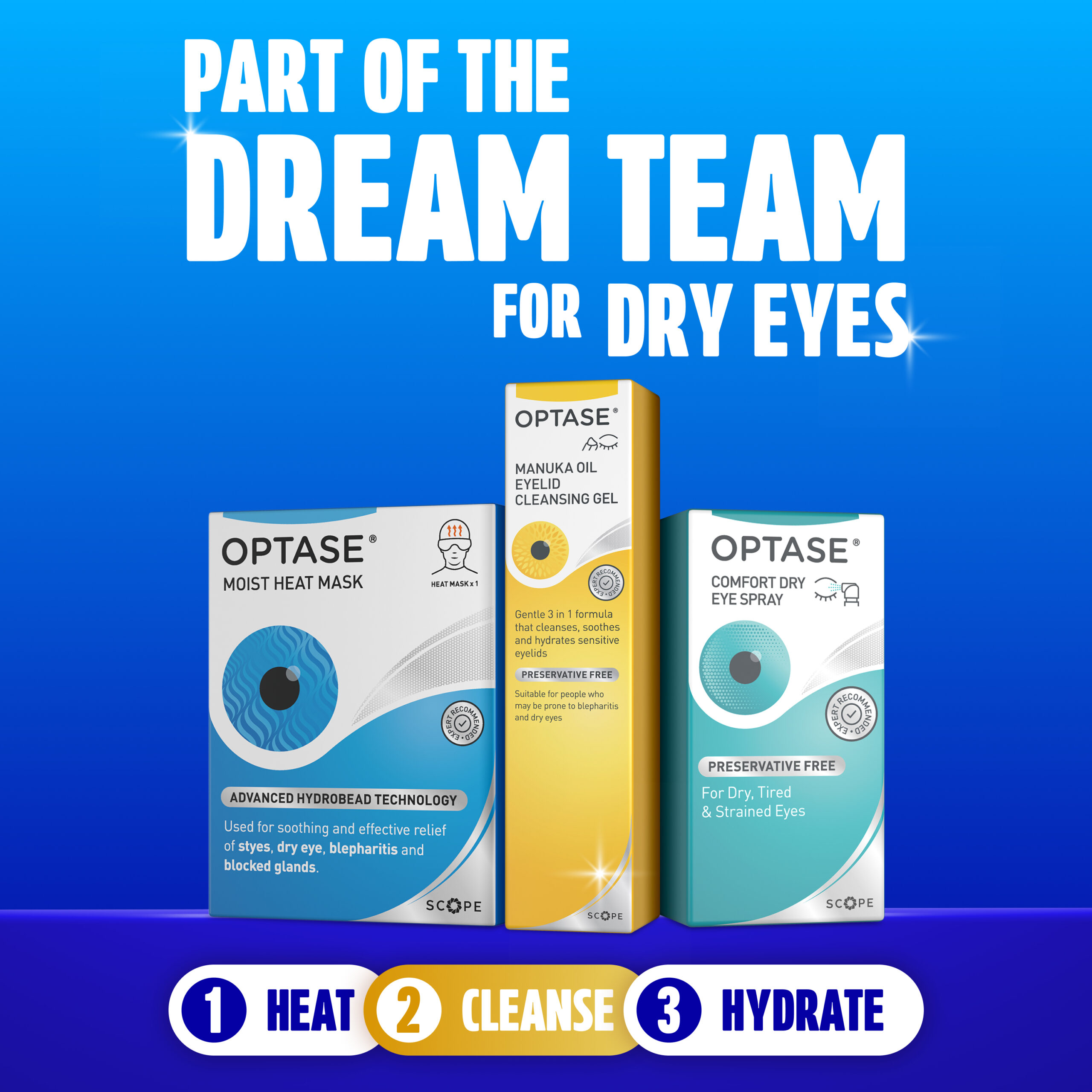 Optase® Manuka Oil Eyelid Cleansing Gel