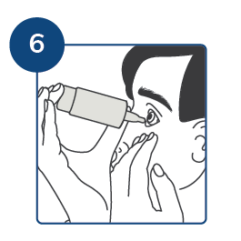 Applying the drop